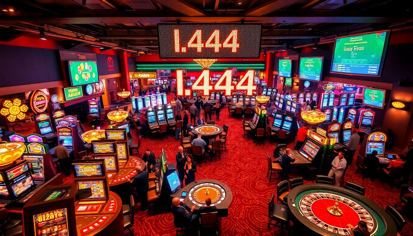 Experience the excitement of l444 at our online casino, featuring vibrant slot machines and engaging table games.